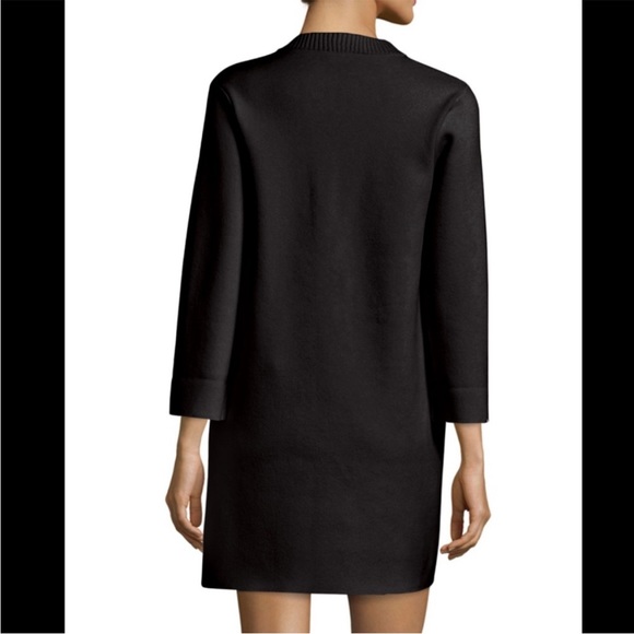 NWT Theory Patrinelle Lace-up Sweater Dress Black - Picture 11 of 16